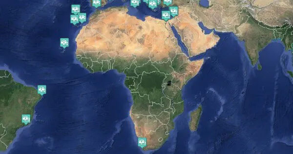 View African Cruise Region Live Webcams