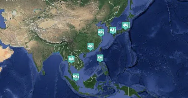 Asian Cruise Region Webcams