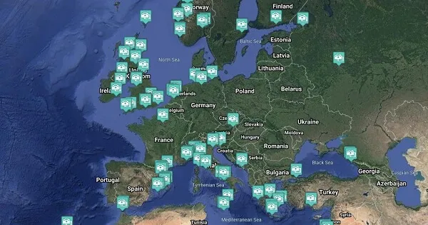 View European Cruise Region Live Webcams