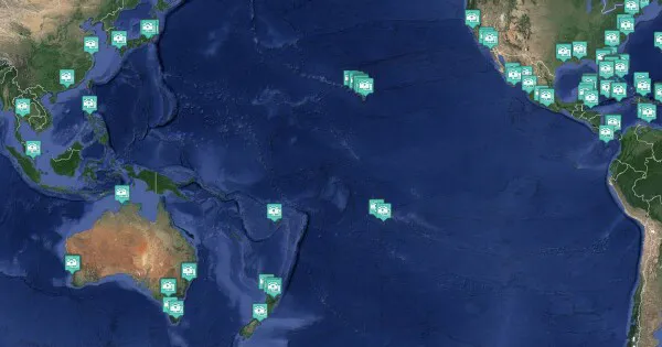 Pacific Ocean Cruise Region Webcams