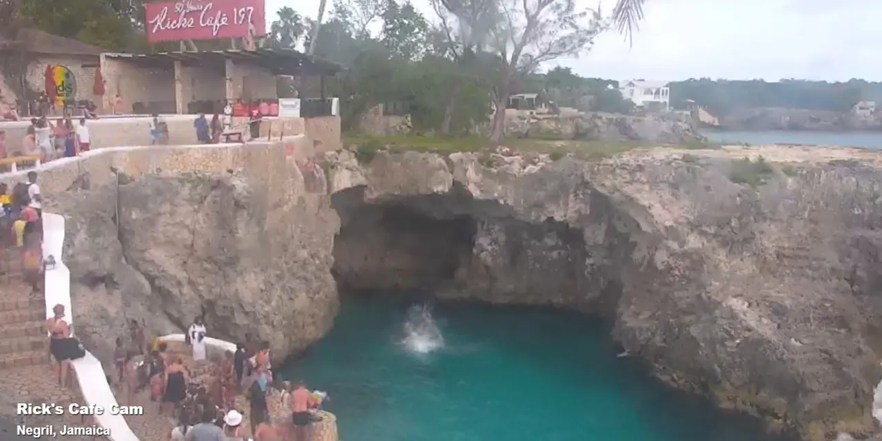 Rick's Cafe, Negril, Jamaica Webcam / Camera