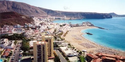 Aerial view of the the Port of Tenerife, Canary Islands
