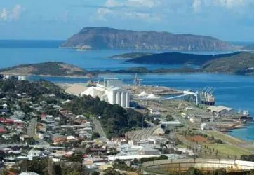 Aerial view of the the Port of Albany, Western Australia