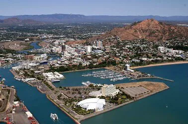 Aerial view of the the Port of Townsville, Queensland