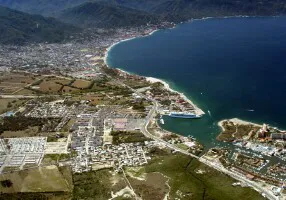 Aerial view of Puerto Vallarta, Mexico