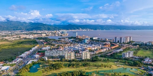 Aerial view of Puerto Vallarta, Mexico