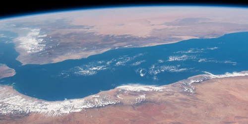 Aerial view of the Gulf of Aden