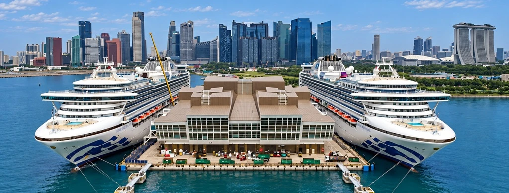 Princess Cruises ships at sea