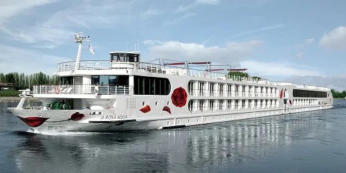 Live real-time river cruise ship tracking of A-ROSA Aqua from A-ROSA Cruises