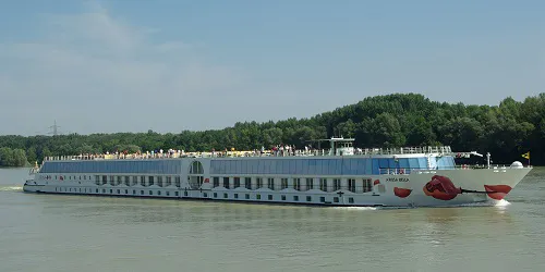 Live real-time river cruise ship tracking of A-ROSA Bella from A-ROSA Cruises