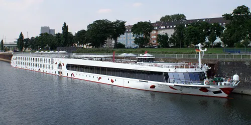 Live real-time river cruise ship tracking of A-ROSA Silva from A-ROSA Cruises