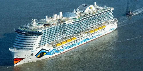 Live real-time ocean cruise ship tracking of AIDAnova from AIDA Cruises