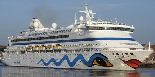 Live real-time ocean cruise ship tracking of AIDAvita from AIDA Cruises