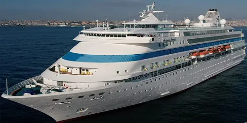 Live real-time ocean cruise ship tracking of Astoria Grande from Akvilon Shipping