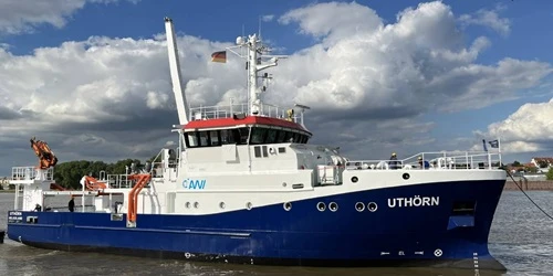 Live real-time research ship tracking of Uthörn from Alfred Wegener Institute