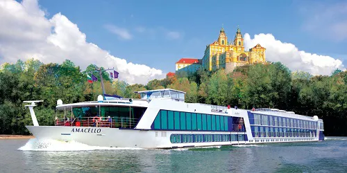 Live real-time river cruise ship tracking of AmaCello from Ama Waterways