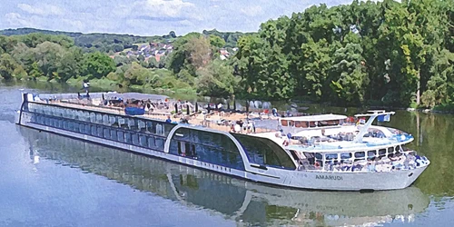 Live real-time river cruise ship tracking of AmaRudi from Ama Waterways