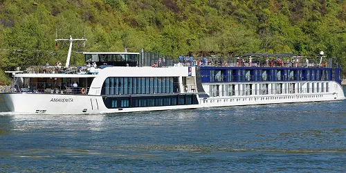 Live real-time river cruise ship tracking of AmaVenita from Ama Waterways