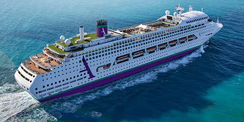 Live real-time ocean cruise ship tracking of Ambience from Ambassador Cruise Line