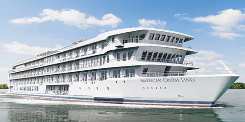 Live real-time river cruise ship tracking of American Encore from American Cruise Lines