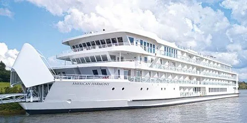 Live real-time river cruise ship tracking of American Harmony from American Cruise Lines