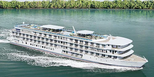 Live real-time river cruise ship tracking of American Melody from American Cruise Lines