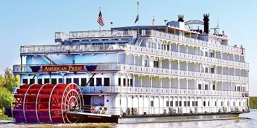 Live real-time river cruise ship tracking of American Pride from American Cruise Lines
