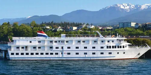 Live real-time river cruise ship tracking of American Spirit from American Cruise Lines