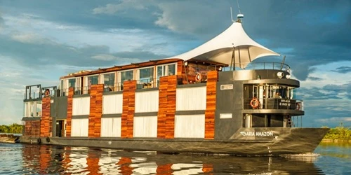 Aria Amazon Real-Time River Cruise Ship Tracking