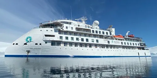 Live real-time ocean cruise ship tracking of Greg Mortimer from Aurora Expeditions