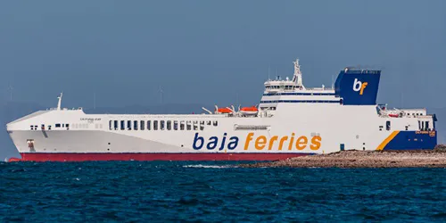 Live real-time cruise ferry tracking of Califonia Star from Baja Ferries