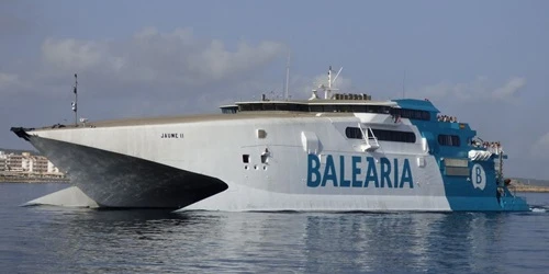 Live real-time cruise ferry tracking of Jaume II from Baleària
