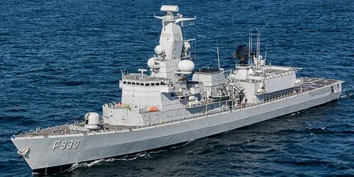 Live real-time military ship tracking of Leopold I from Belgian Navy
