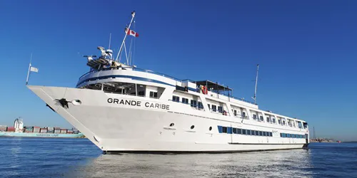Live real-time river cruise ship tracking of Grande Caribe from Blount Small Ship Adventures