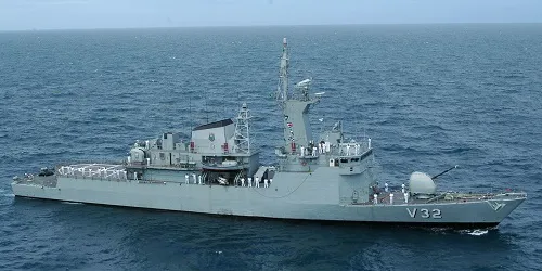 Live real-time tracking of military corvette Júlio de Noronha from the Brazilian Navy