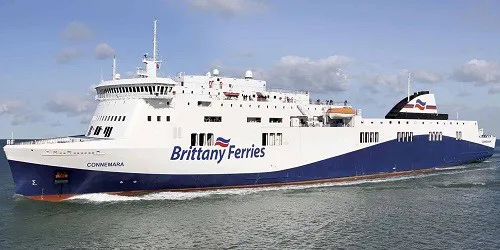 Live real-time cruise ferry tracking of Connemara from Brittany Ferries