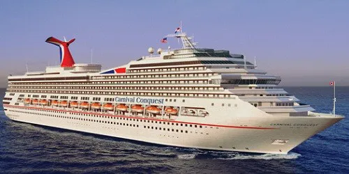Live real-time ocean cruise ship tracking of Carnival Conquest from Carnival Cruise Line