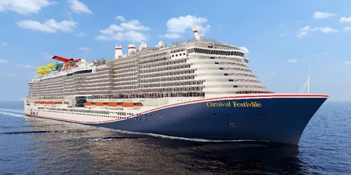 Live real-time ocean cruise ship tracking of Carnival Festivale from Carnival Cruise Line
