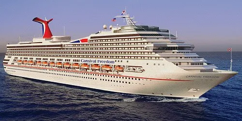 Live real-time ocean cruise ship tracking of Carnival Freedom from Carnival Cruise Line