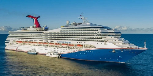 Live real-time ocean cruise ship tracking of Carnival Sunrise from Carnival Cruise Line
