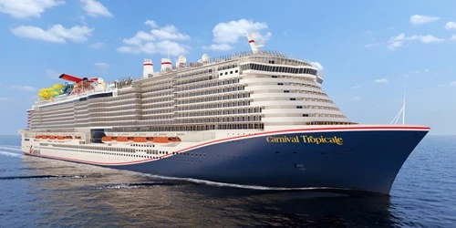 Live real-time ocean cruise ship tracking of Carnival Tropicale from Carnival Cruise Line