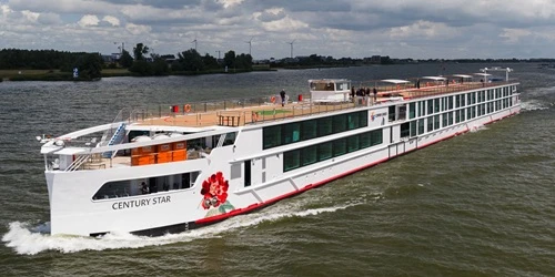 Live real-time river cruise ship tracking of Century Star from Century Cruises
