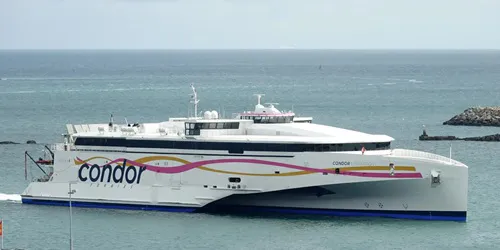 Live real-time cruise ferry tracking of Condor Liberation from Condor Ferries