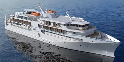 Live real-time ocean cruise ship tracking of Coral Geographer from Coral Expeditions