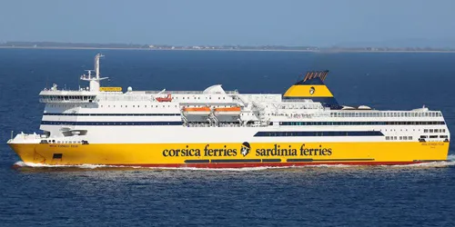 Live real-time cruise ferry tracking of Mega Express Four from Corsica Sardinia Ferries