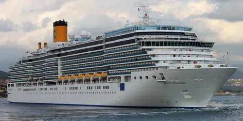 Live real-time ocean cruise ship tracking of Costa Deliziosa from Costa Cruises