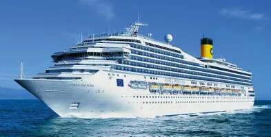Live real-time ocean cruise ship tracking of Costa Fortuna from Costa Cruises