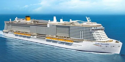 Live real-time ocean cruise ship tracking of Costa Smeralda from Costa Cruises