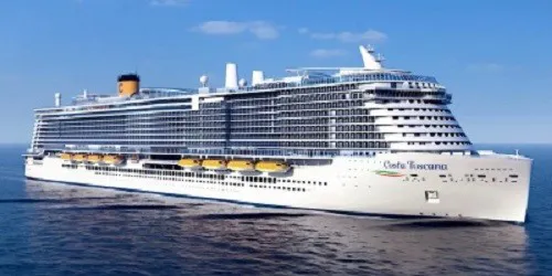 Live real-time ocean cruise ship tracking of Costa Toscana from Costa Cruises