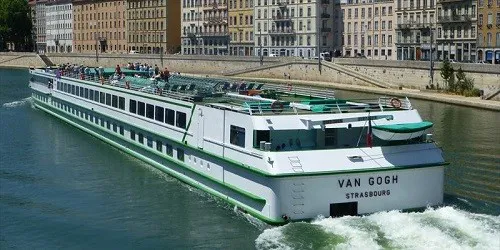 Live real-time river cruise ship tracking of Van Gogh from CroisiEurope
